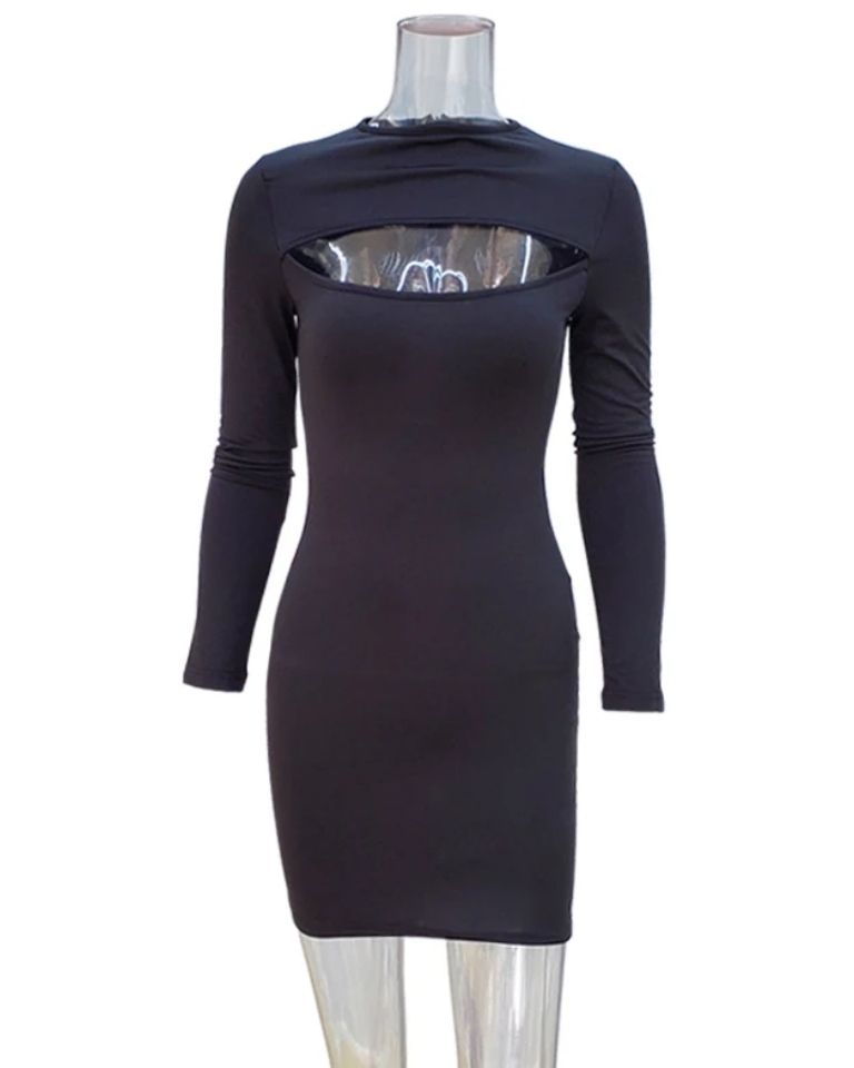 Robe sexy moulante club évadée décolleté corset