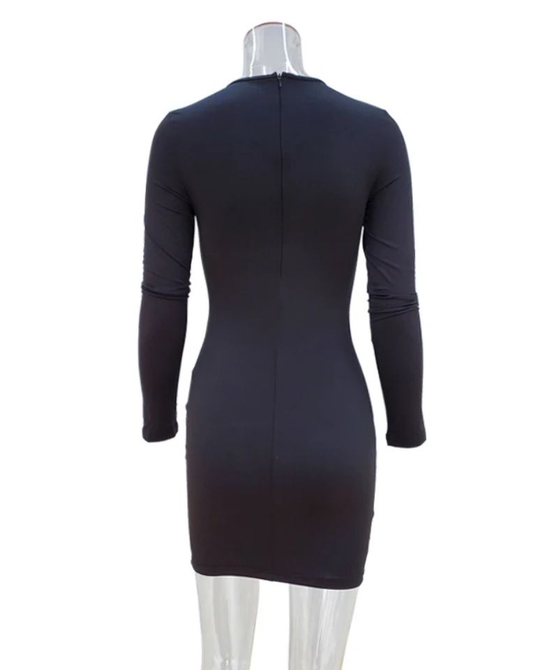 Robe sexy moulante club évadée décolleté corset